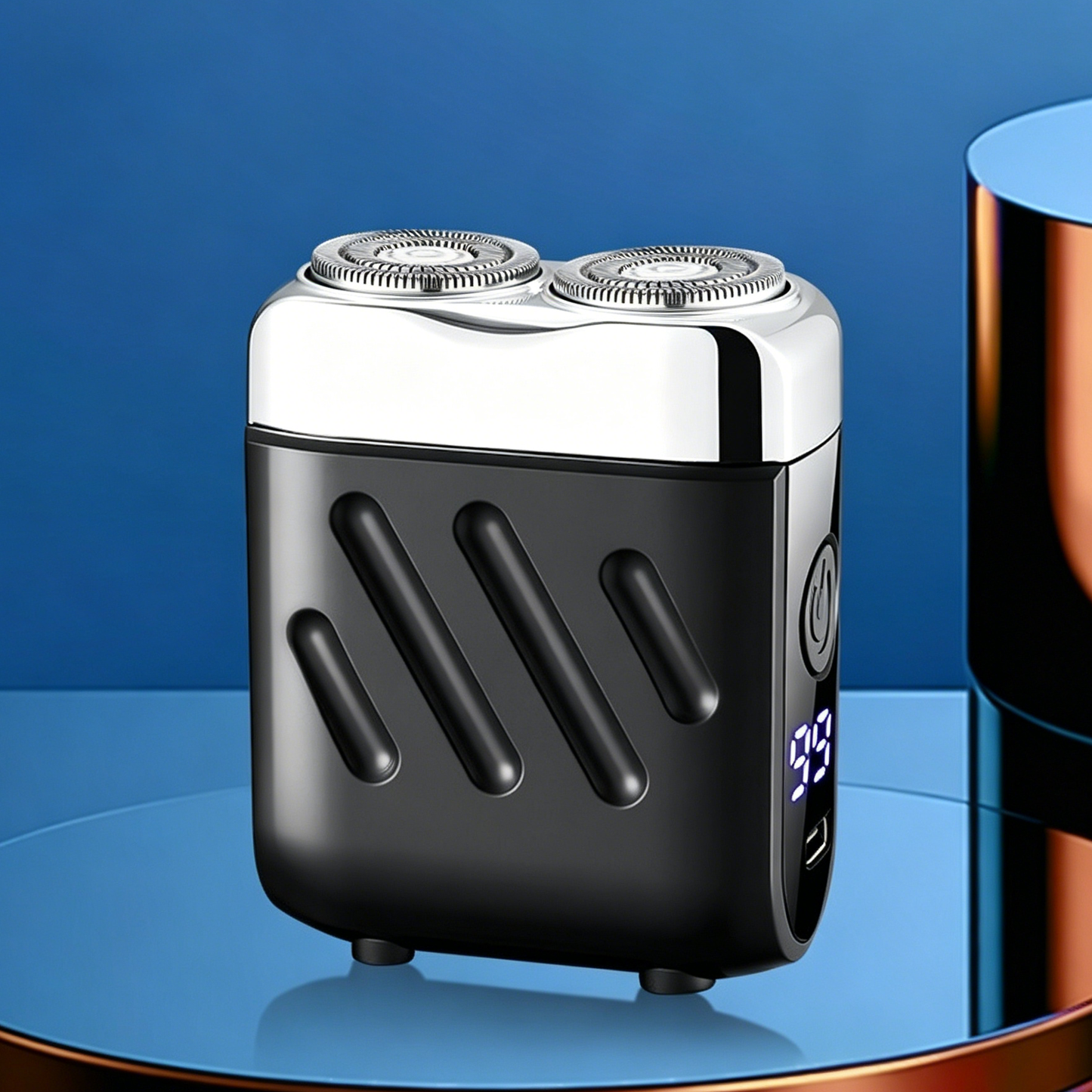 【German precision engineering, a best-selling shaver in Europe and America!】🏆The new generation dual-head pocket shaver,Instant shaving, haircutting, and hair removal in just 1 second! Suitable for the whole family!