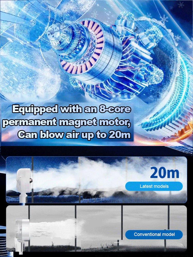 Ultra-quiet and energy-saving cool air conditioner fan