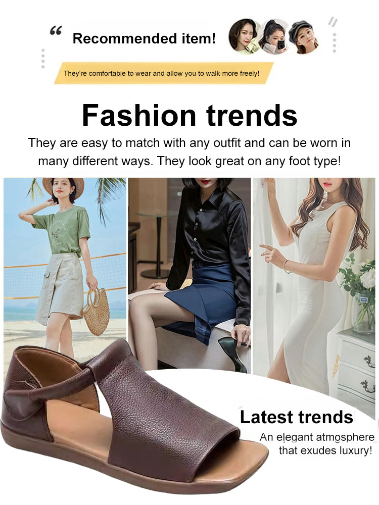 Handcrafted Leather Sandals - Premium Comfort & Timeless Style
