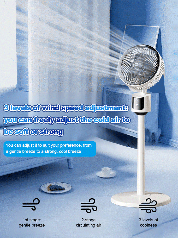 Ultra-quiet and energy-saving cool air conditioner fan