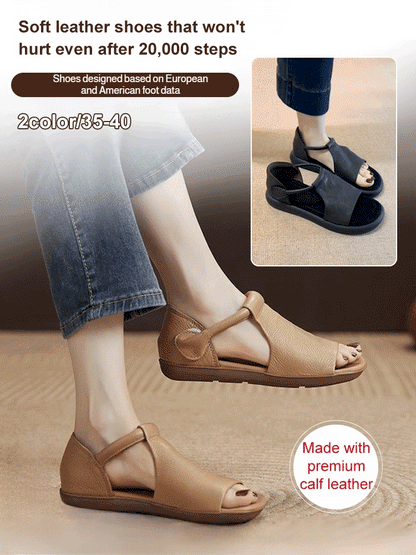 Handcrafted Leather Sandals - Premium Comfort & Timeless Style