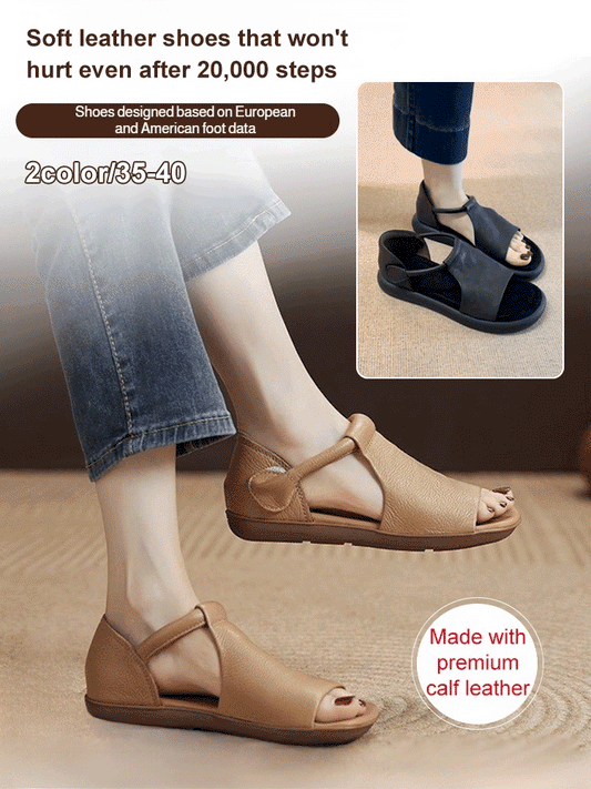 Handcrafted Leather Sandals - Premium Comfort & Timeless Style