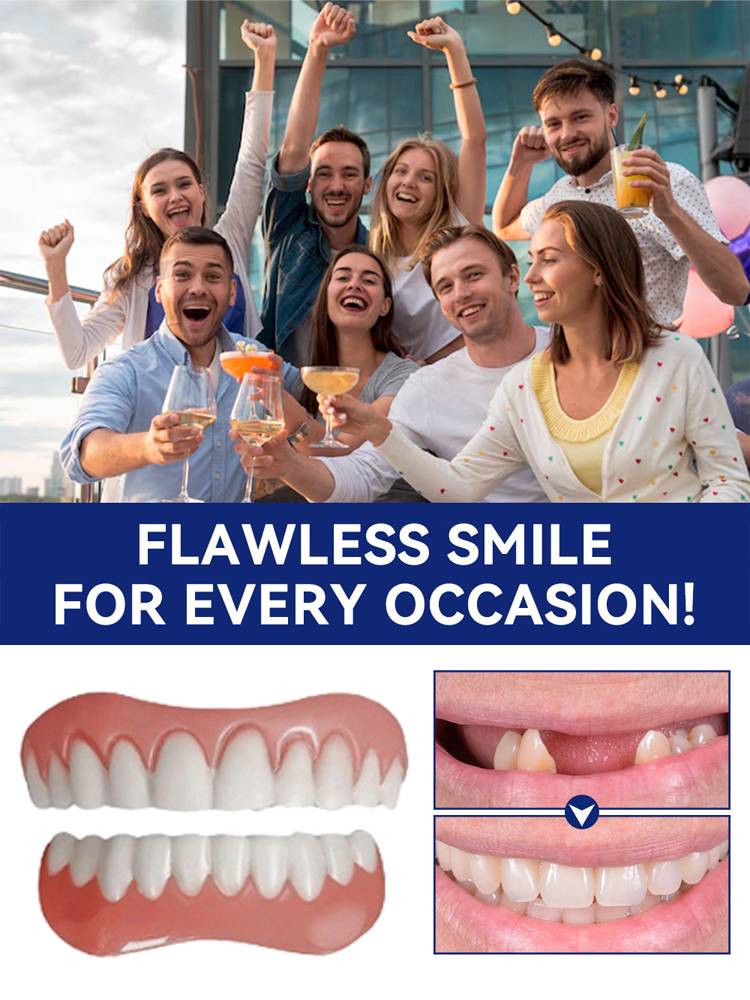 Invisible denture set - 1 second installation, safe to wear, will not fall off