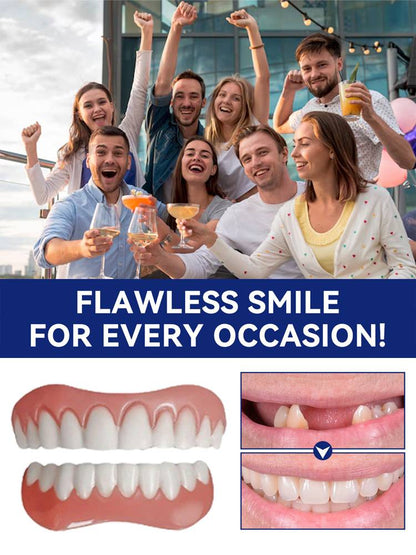 Invisible denture set - 1 second installation, safe to wear, will not fall off