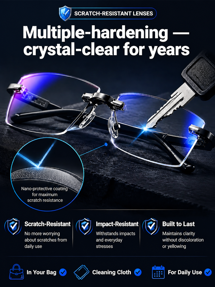 [Autofokus, Lieferung innerhalb von 7 Tagen] Lesebrille mit Diamantschliff