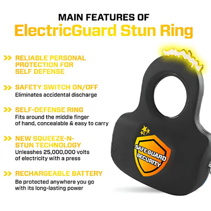 ⚡⚡Self-protection ring, small and portable but powerful