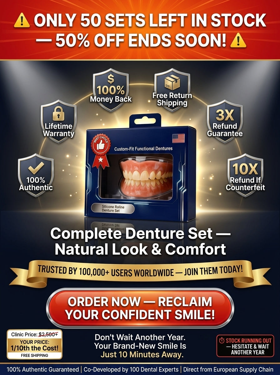Denture accessory set for a comfortable fit