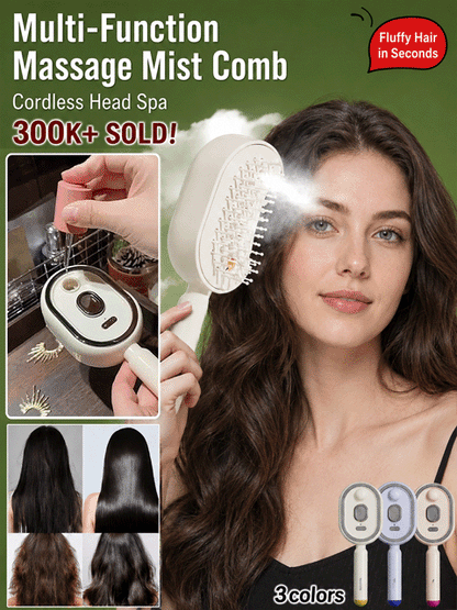 GlowBrush™ Red Light Therapy & Nano-Steam Hair Comb – 50% OFF Today Only!