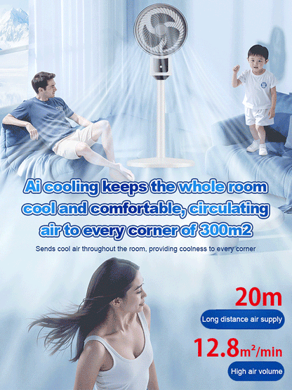 Ultra-quiet and energy-saving cool air conditioner fan