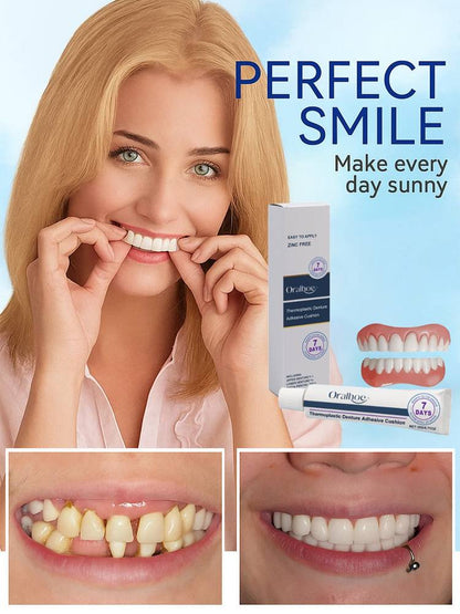 Invisible denture set - 1 second installation, safe to wear, will not fall off