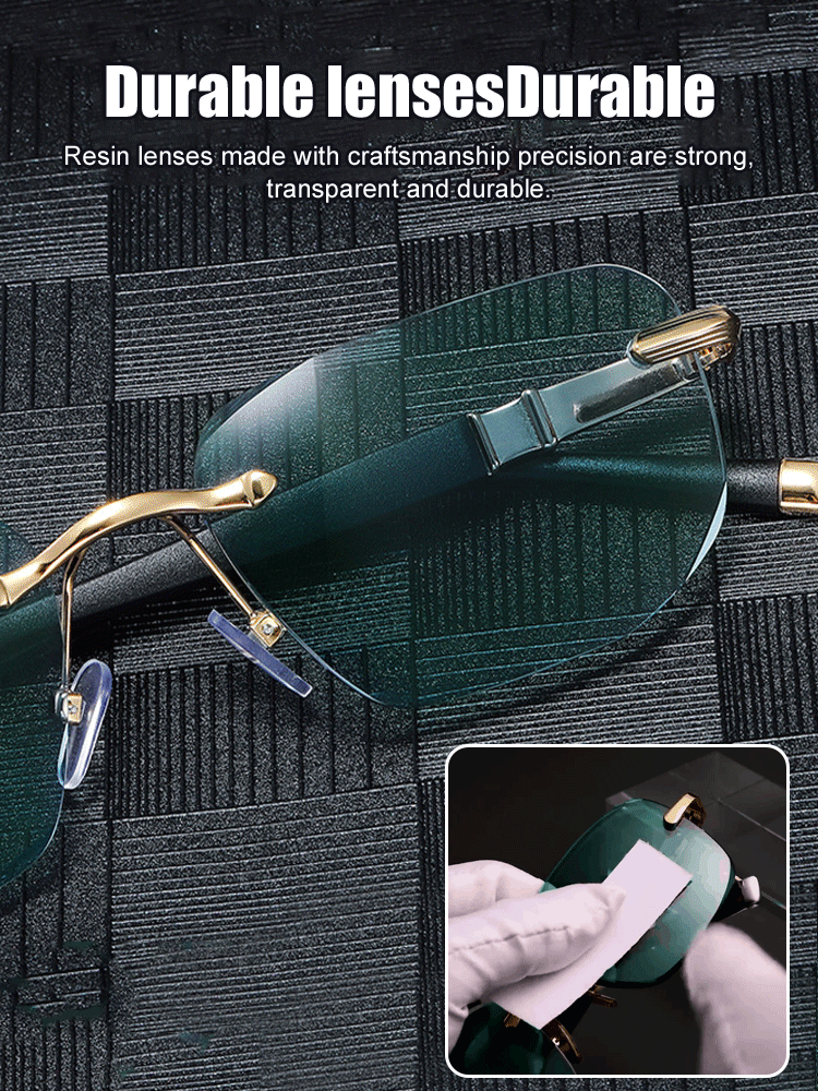 Smart Reading Glasses - Auto-Adjust 100-700 Degrees for Crystal-Clear Vision