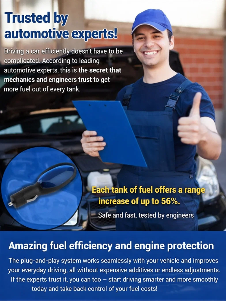 【Fuel consumption reduced by 40%】NEOSOCKET Portable universal car fuel saver