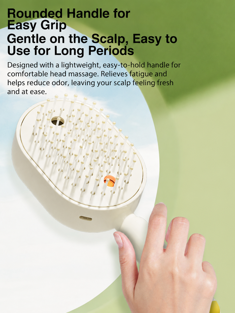 GlowBrush™ Red Light Therapy & Nano-Steam Hair Comb – 50% OFF Today Only!
