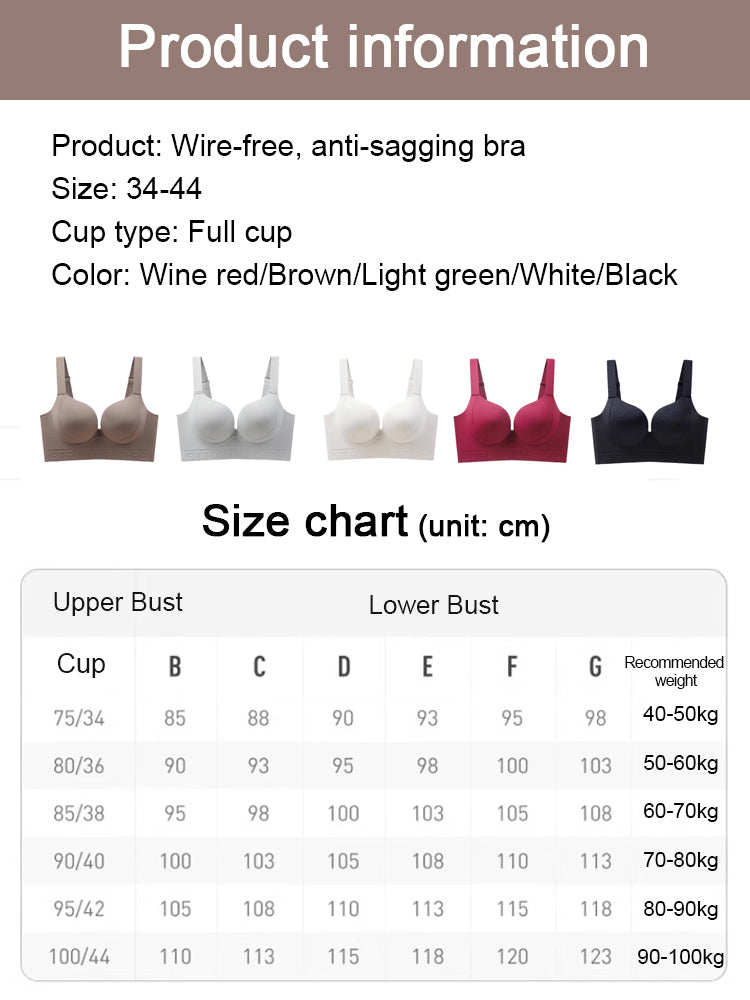 Wire-Free Sag-Proof Bra - Instantly Looks 5kg Slimmer, Comfort Meets Confidence