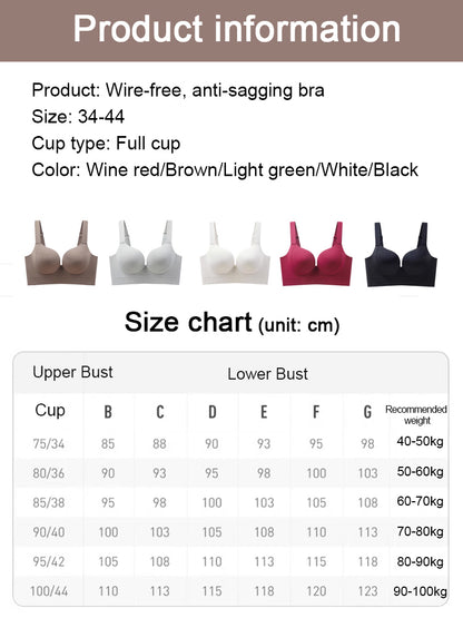 Wire-Free Sag-Proof Bra - Instantly Looks 5kg Slimmer, Comfort Meets Confidence