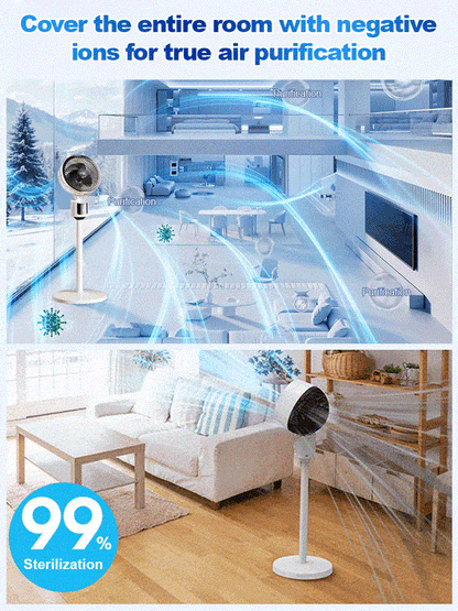 Ultra-quiet and energy-saving cool air conditioner fan