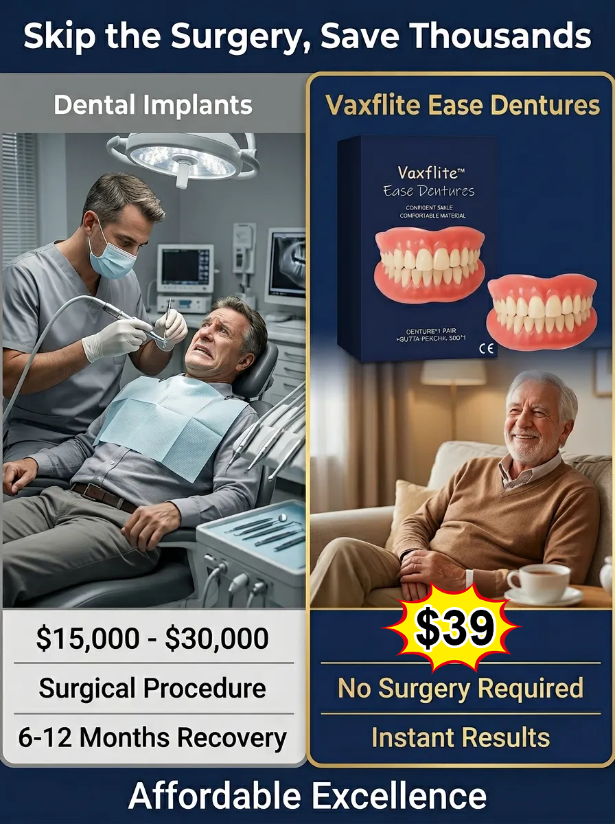 [No. 1 in Oral Care] Premium Custom Full-Mouth Denture Set