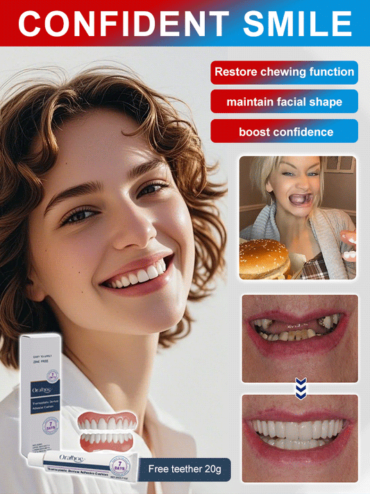 Invisible denture set - 1 second installation, safe to wear, will not fall off