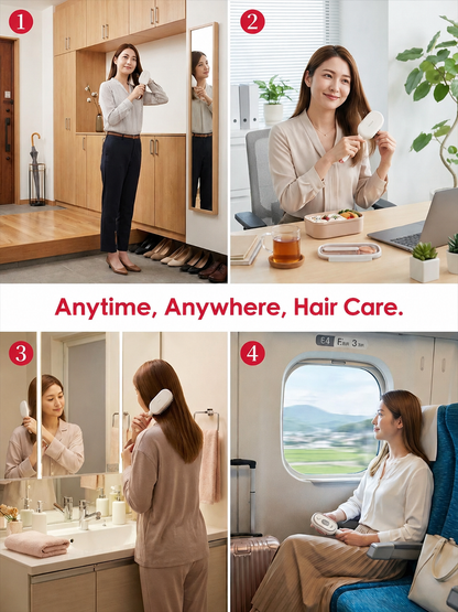 GlowBrush™ Red Light Therapy & Nano-Steam Hair Comb – 50% OFF Today Only!