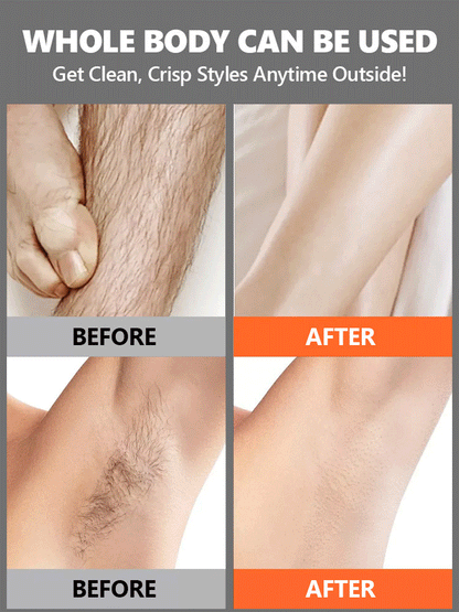 【German precision engineering, a best-selling shaver in Europe and America!】🏆The new generation dual-head pocket shaver，Instant shaving, haircutting, and hair removal in just 1 second! Suitable for the whole family!