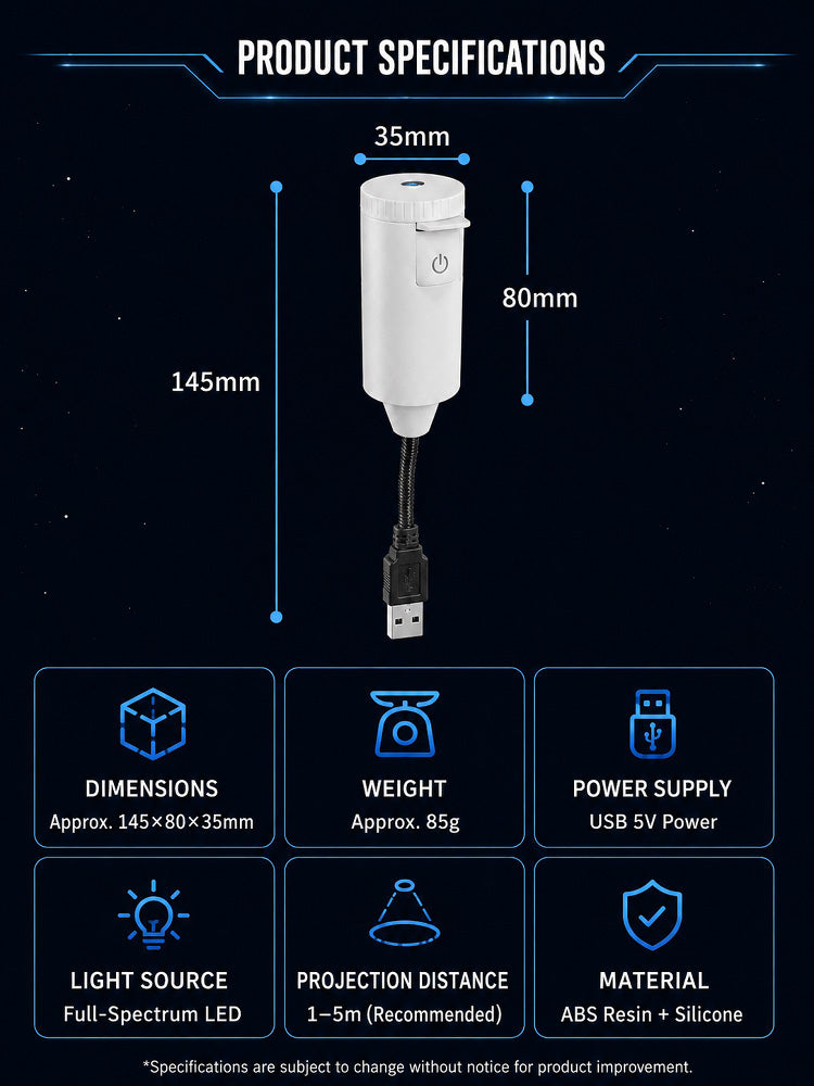 Starry Sky Projection Night Light