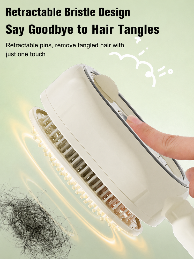 GlowBrush™ Red Light Therapy & Nano-Steam Hair Comb – 50% OFF Today Only!