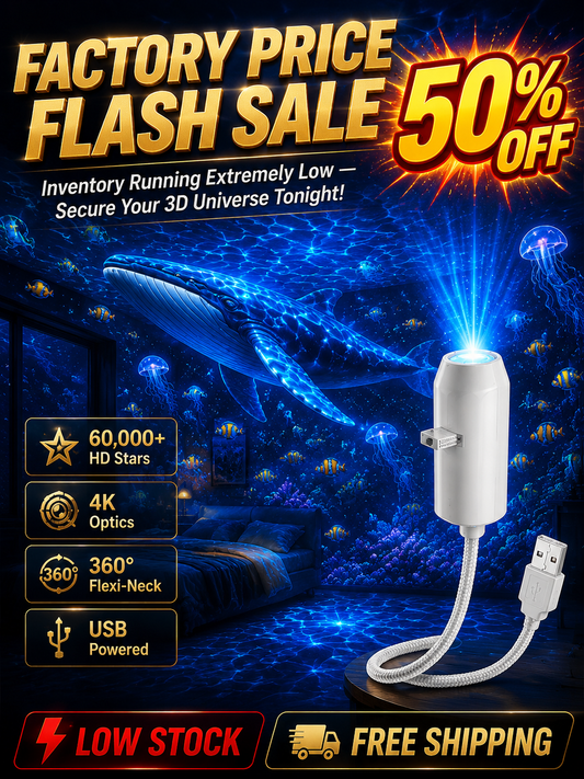Comauo Ocean & Galaxy Projector: Ultra-HD Sphere Tech, Turns Your Room & Car Into an Aquarium in 1s.