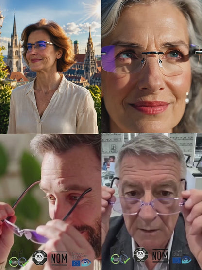 [Autofokus, Lieferung innerhalb von 7 Tagen] Lesebrille mit Diamantschliff