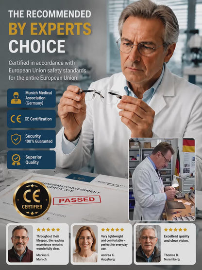 【 Technology, TÜV certified quality】✨ Intelligent autofocus glasses