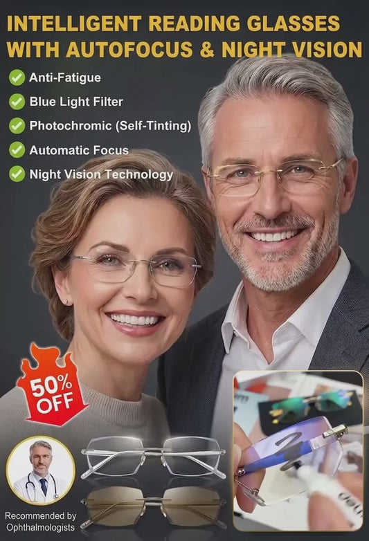 Ditch the multi-glasses hassle. These smart auto-focus lenses adapt to your vision instantly.