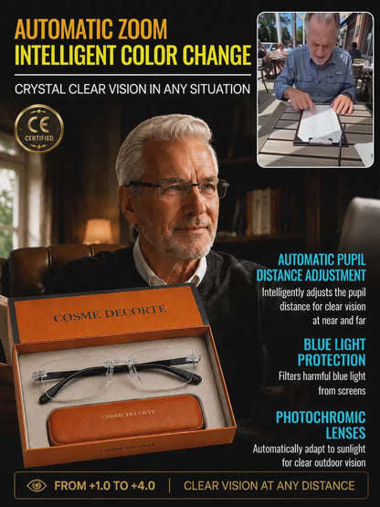 【 Technology, TÜV certified quality】✨ Intelligent autofocus glasses